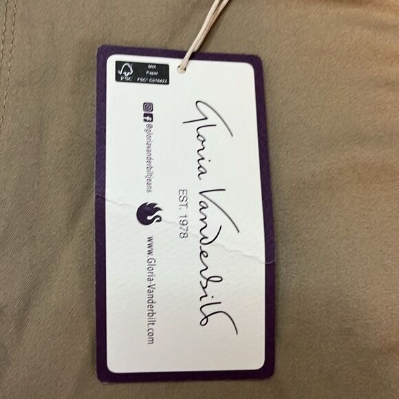 Gloria Vanderbilt khaki unltd Sadie Bermuda Shorts NWT 16W - Picture 5 of 11